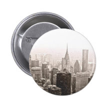 Neige de New York Badge Avec Épingle