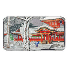 Neige fraîche dans le tombeau Kyoto de hachiman d' Coques iPod Case-Mate