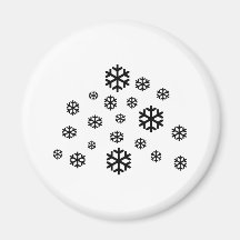 Neige Magnets Pour Réfrigérateur
