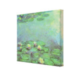 Nénuphars par Monet, impressionisme floral vintage Toile Tendue