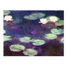 Nénuphars, rose, Claude Monet 1897-99 frais, vieux Carte Postale