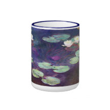 Nénuphars, rose, Claude Monet 1897-99 frais, vieux Tasse À Café