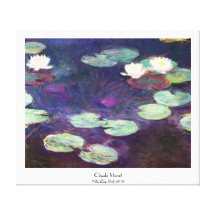 Nénuphars, rose, Claude Monet 1897-99 frais, vieux Toiles Tendues Sur Châssis