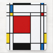 Néo--Plasticism style de Mondrian Tapis De Souris