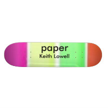neon_blank_decks, papier, Keith Lowell Skateboards Personnalisés