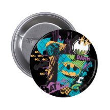 Néon de Batman le collage foncé de chevalier Pin's