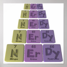 Nerdy-N-Er-Dy-Nitrogen-Erbium-Dysprosium.png Posters
