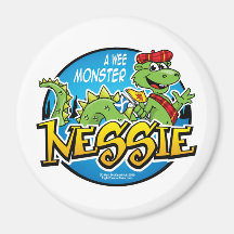 Nessie : Un monstre petit Magnets Pour Réfrigérateur