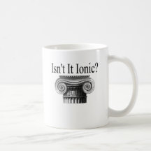 N'est-il pas ionique ? tasses