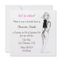 N'est pas elle subliment l'invitation - rose invitations