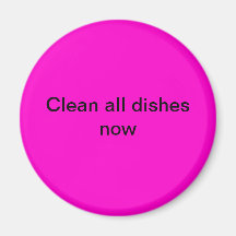 (Nettoyez tout l'aimant de plats maintenant)