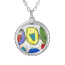 Neuf Muses colorées abstraites Pendentifs