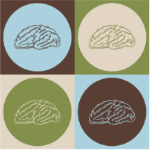 Neurologie d'art de bruit découpages en acrylique