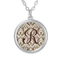 Neutral brown ornate pendants