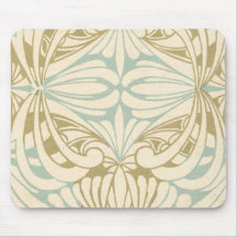 neutres floraux de motif de remous de nouveau d'ar tapis de souris