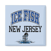 New Jersey de poissons de glace magnets