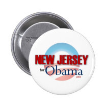 NEW JERSEY pour Obama badges publicitaires