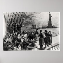 New York - accueil à la terre de la liberté Posters
