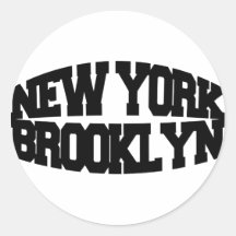 New York Brooklyn Adhésif