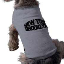New York Brooklyn T-shirts Pour Chien