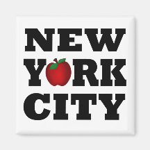 New York City (grand Apple) Magnets Pour Réfrigérateur
