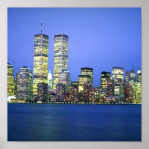 New York City la nuit Poster
