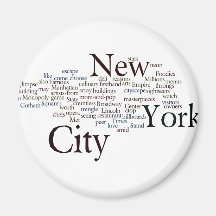 New York City Magnets Pour Réfrigérateur