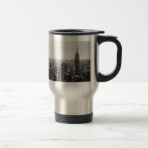 New York City noir et blanc Mugs À Café