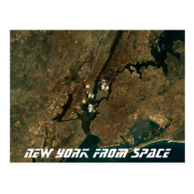 New York de l'espace Cartes Postales