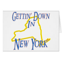 New York - Getting vers le bas Cartes De Vœux