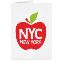 New York grand Apple Carte De Vœux