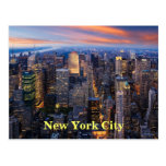 New York la nuit Carte Postale