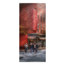 New York - magasin - la vieille épicerie fine Carte Double En Couleur