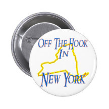 New York - outre du crochet Pin's Avec Agrafe