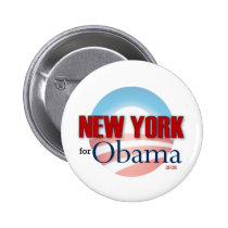 NEW YORK pour Obama badges publicitaires