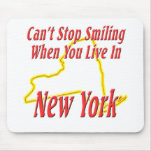 New York - souriant Tapis De Souris