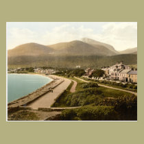 Newcastle vintage, comté vers le bas cartes postales