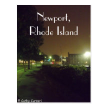 Newport, carte postale d'Île de Rhode