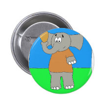Nez du football d'éléphant badges avec agrafe