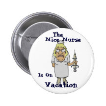 Nice l'infirmière est des vacances badge