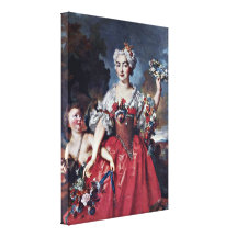 Nicolas de Largilliere - Marquise de Gueydan Toile Tendue