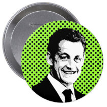Nicolas Sarkozy badges publicitaires