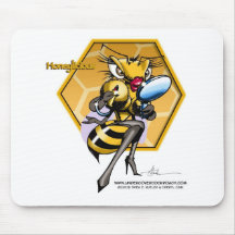 Nid d'abeilles de HONEYLICIOUS Tapis De Souris