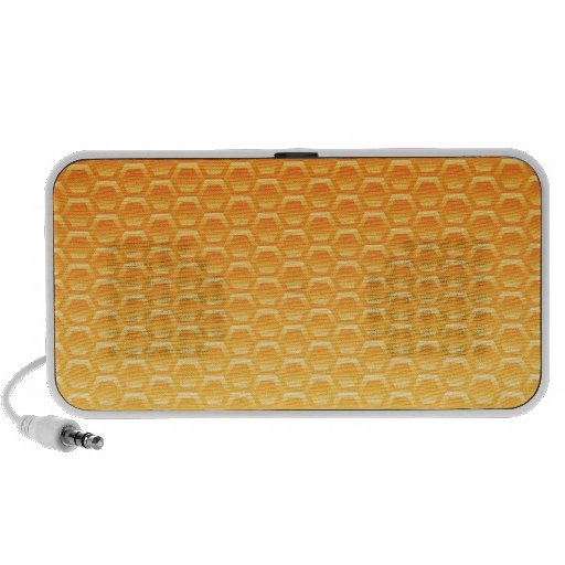 Nid d'abeilles de vecteur haut-parleur ordinateur portable