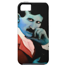 Nikola Tesla au téléphone Coque Case-Mate iPhone 5
