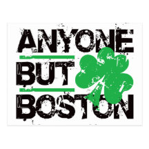 N'importe qui mais Boston ! Carte Postale