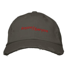 N'importe qui réduisent chacun chapeau brodé