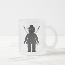 Ninja Minifig customisent par mon Minifig Tasses À Café