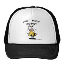 N'inquiétez pas l'abeille heureuse casquettes