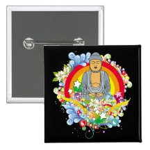 Nirvana Bouddha Pin's Avec Agrafe